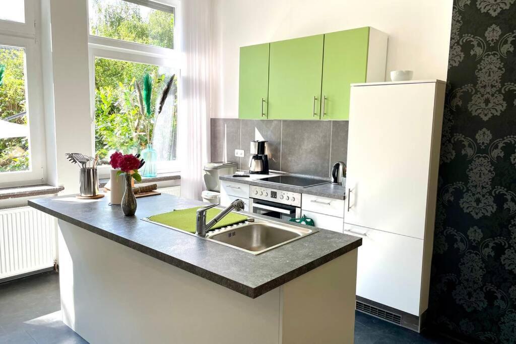 Villa Einhorn: Altstadt Loft Mit Privater Terrasse Goslar Esterno foto